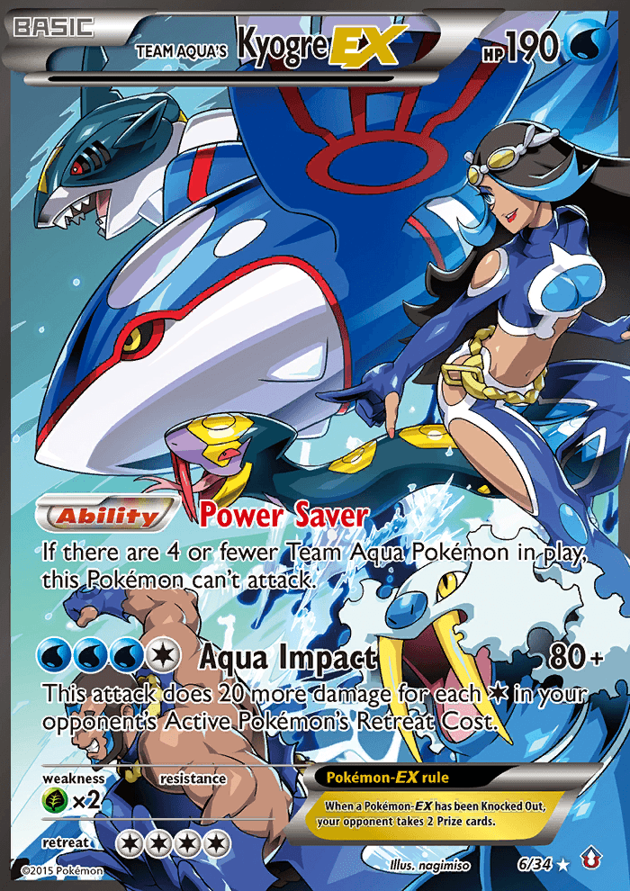 Team Aqua's Kyogre EX