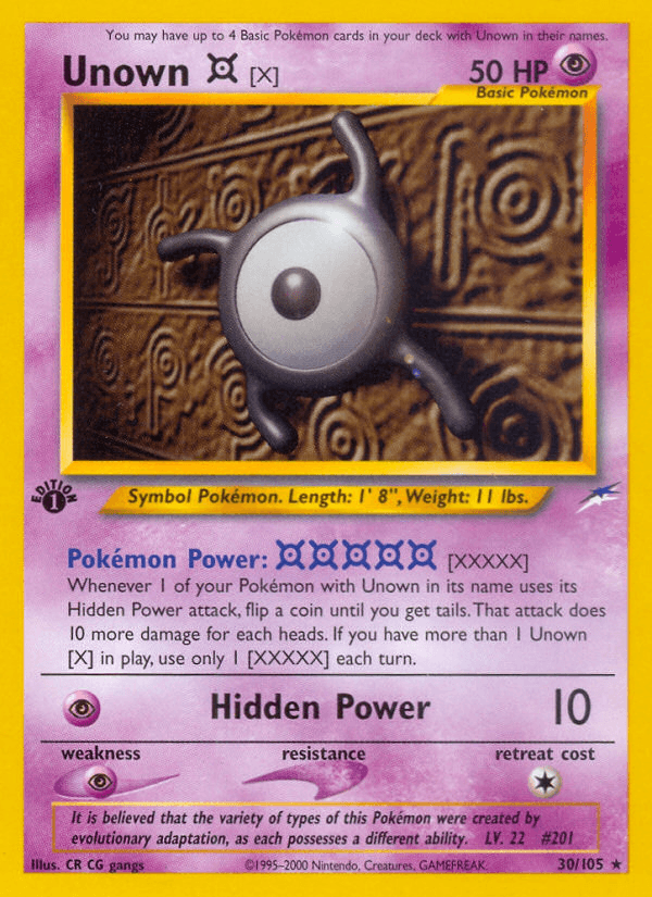 Unown X
