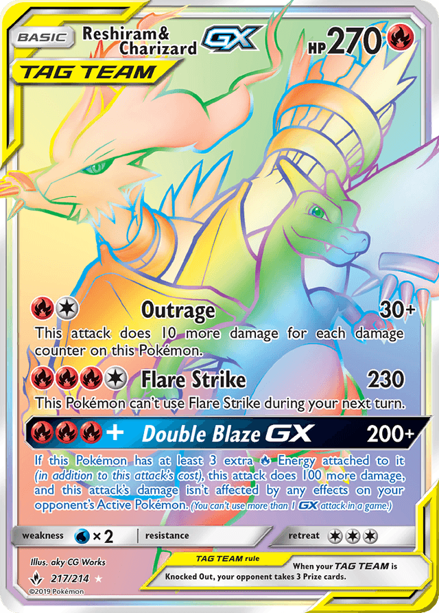 Reshiram & Charizard GX