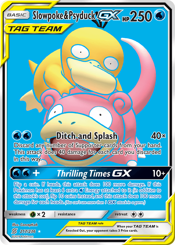 Psyduck & Slowpoke GX