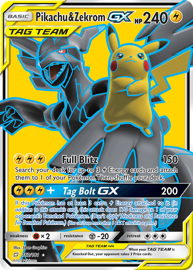 Pikachu & Zekrom GX