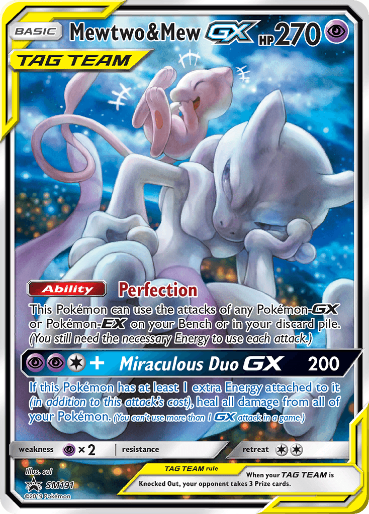 Mewtwo & Mew GX