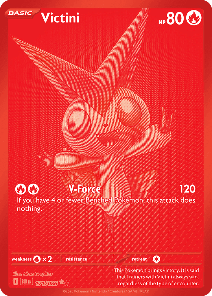 Card artwork for Victini #171