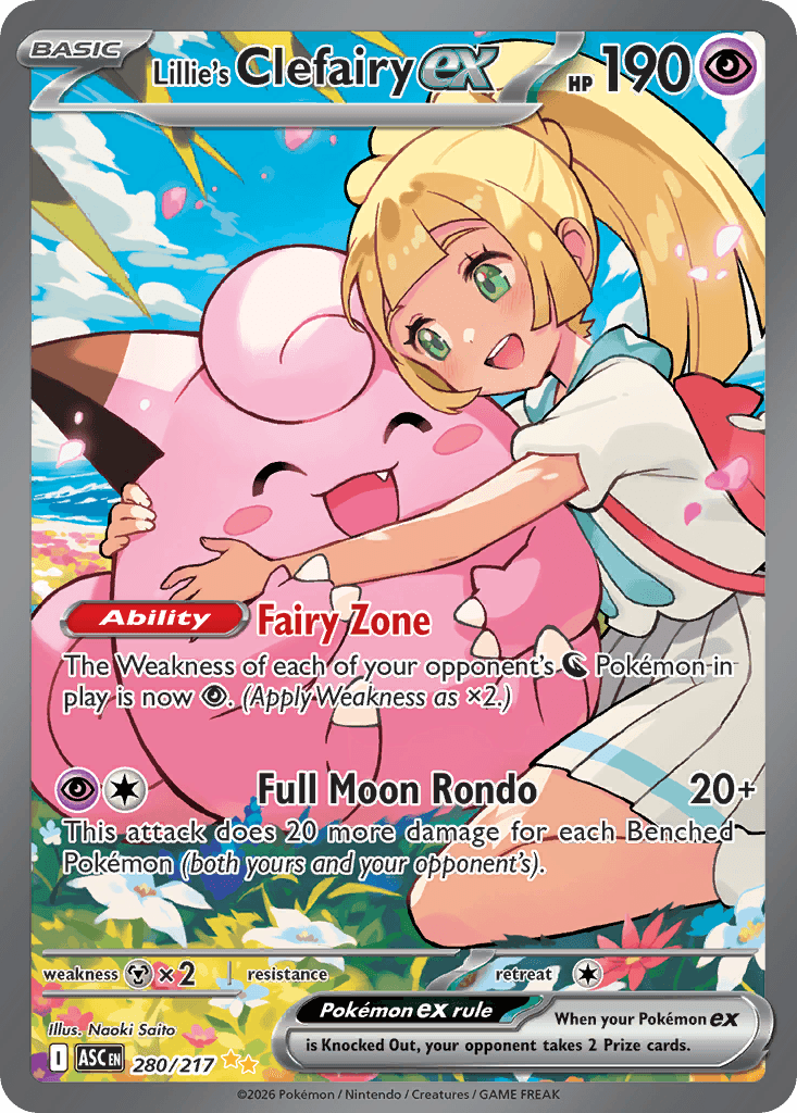 Lillie's Clefairy Ex