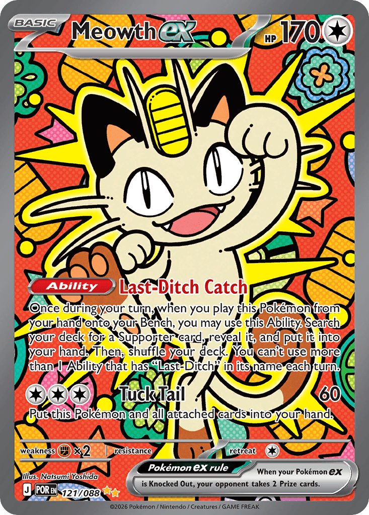 Meowth ex #121