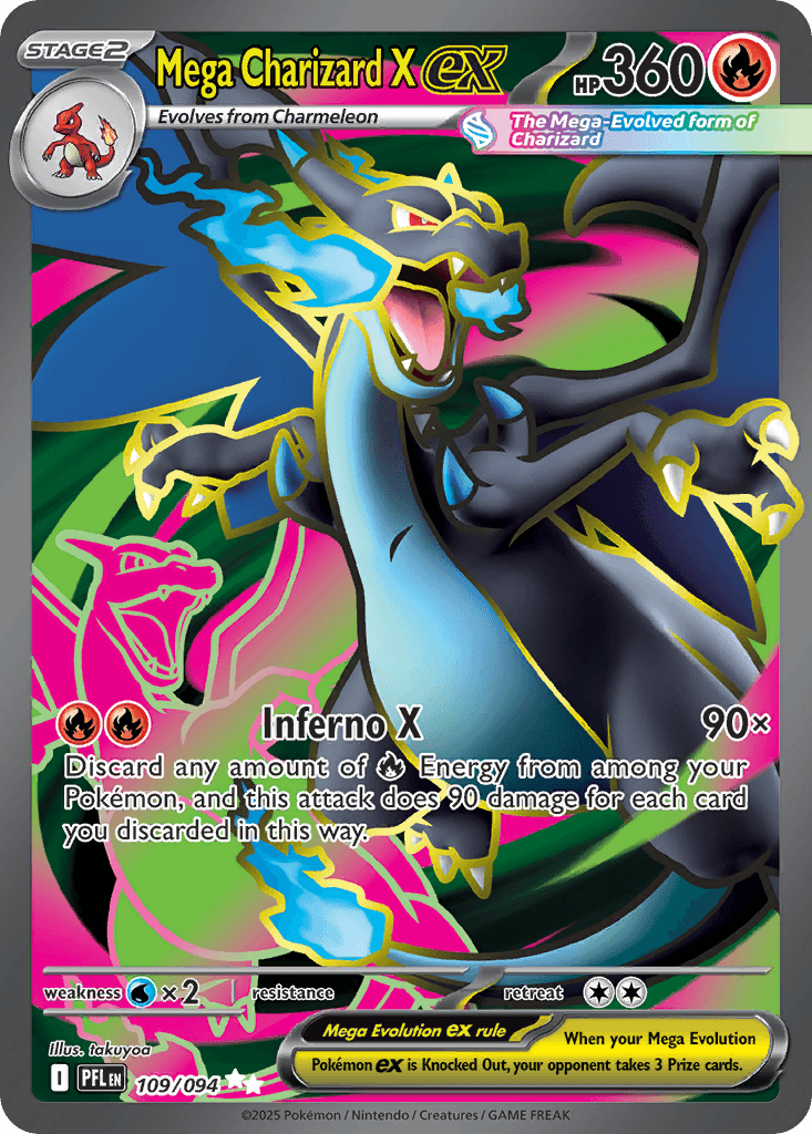 Mega Charizard X ex #109