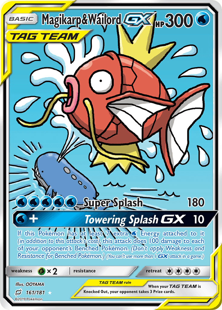 Magikarp & Wailord GX #161