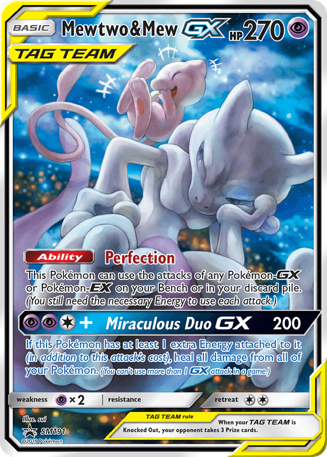Mewtwo & Mew GX
