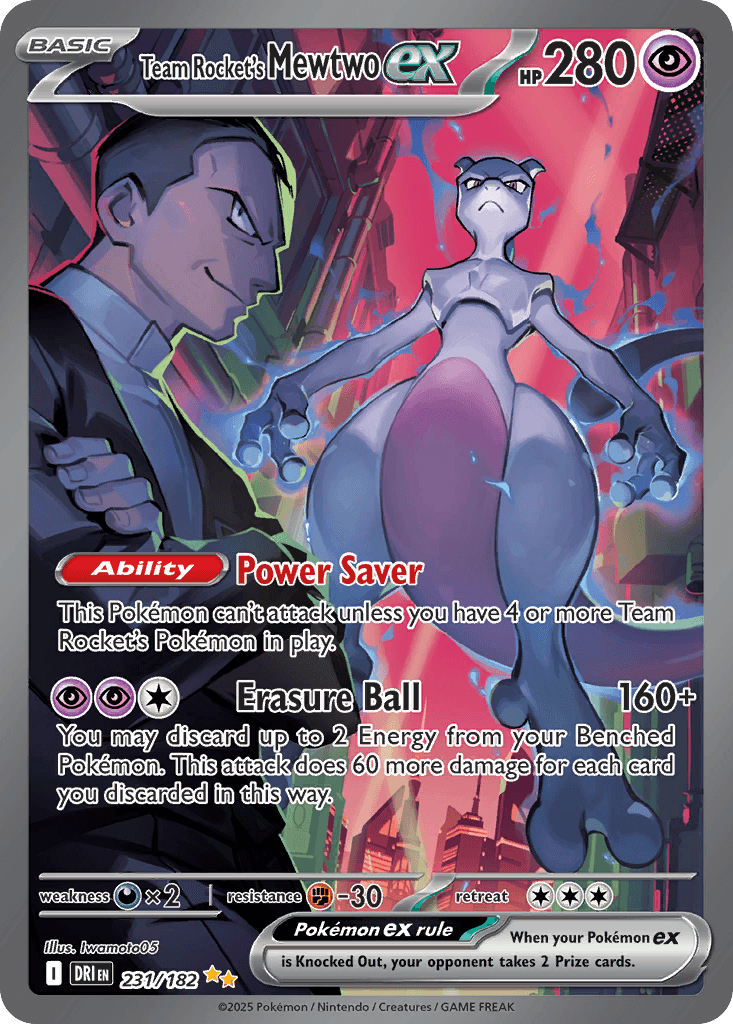 Team Rocket's Mewtwo ex #231