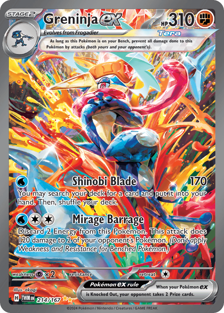 Greninja ex #214